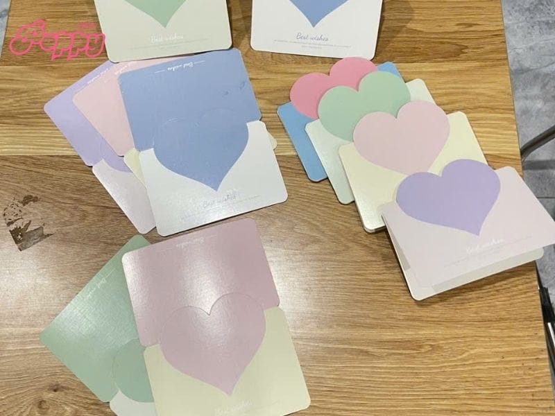 Cách thực hiện kích thước thiệp mời