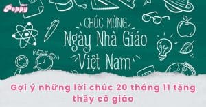 Gợi ý lời chúc 20 tháng 11